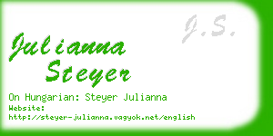 julianna steyer business card